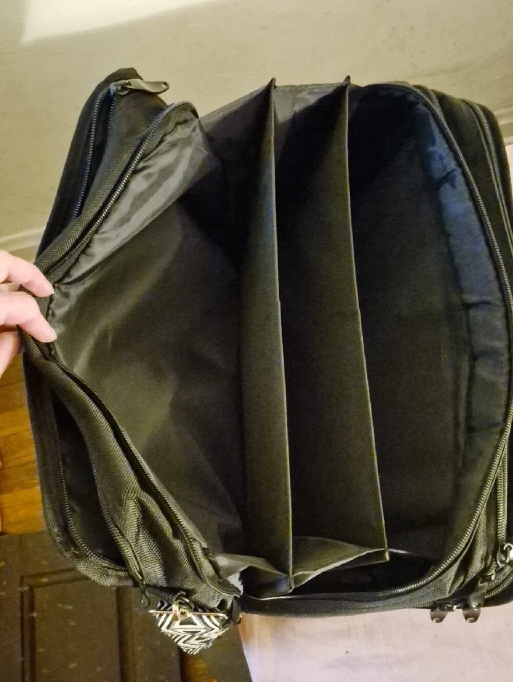): NRA Black Tactical Briefcase Messenger Laptop Bag Multi Pocket